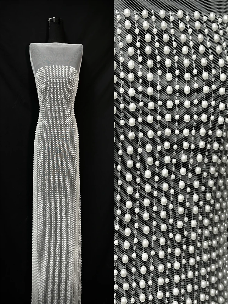 Hot Sale African Luxury Sequins Tulle High Quality Embroidery French Heavy pearl Beaded Nigerian Lace Fabric For Wedding Party
Hot Sale African Luxury Sequins Tulle High Quality Embroidery French Heavy pearl Beaded Nigerian Lace Fabric For Wedding Party