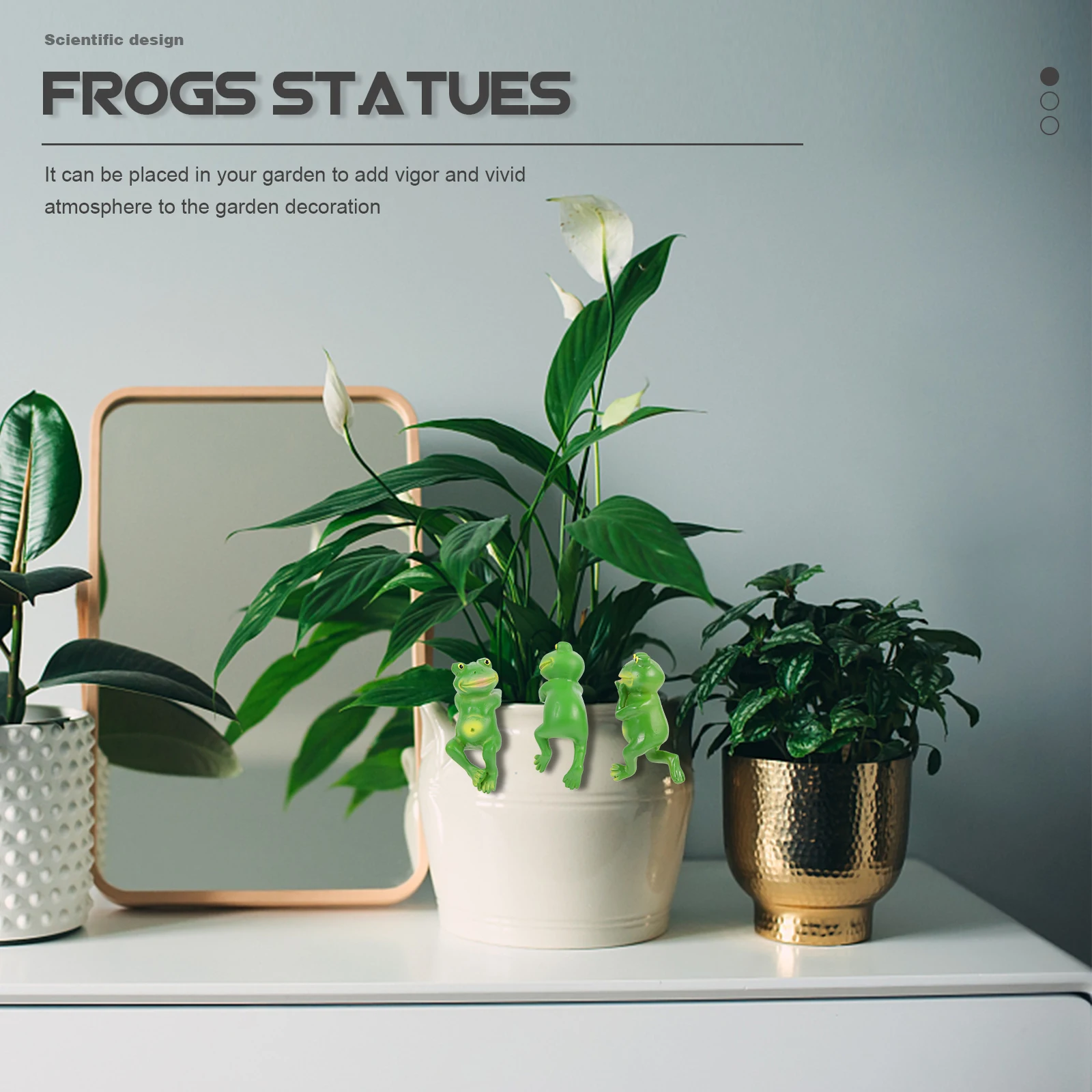 3 Pcs Frog Statues Resin Waterproof Durable Outdoor Garden Decoration Planter Hanging Pond Fish Tank Lightweight Indoor Home Fun
3 Pcs Frog Statues Resin Waterproof Durable Outdoor Garden Decoration Planter Hanging Pond Fish Tank Lightweight Indoor Home Fun