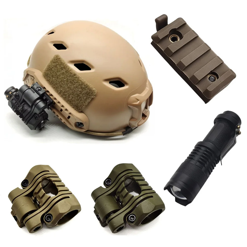 Five Section Helmet Light Mini Flashlight Clip 20mm Rail Compatible Rotatable Adjustable Tactical Torch Mount Lightweight Design
Five Section Helmet Light Mini Flashlight Clip 20mm Rail Compatible Rotatable Adjustable Tactical Torch Mount Lightweight Design