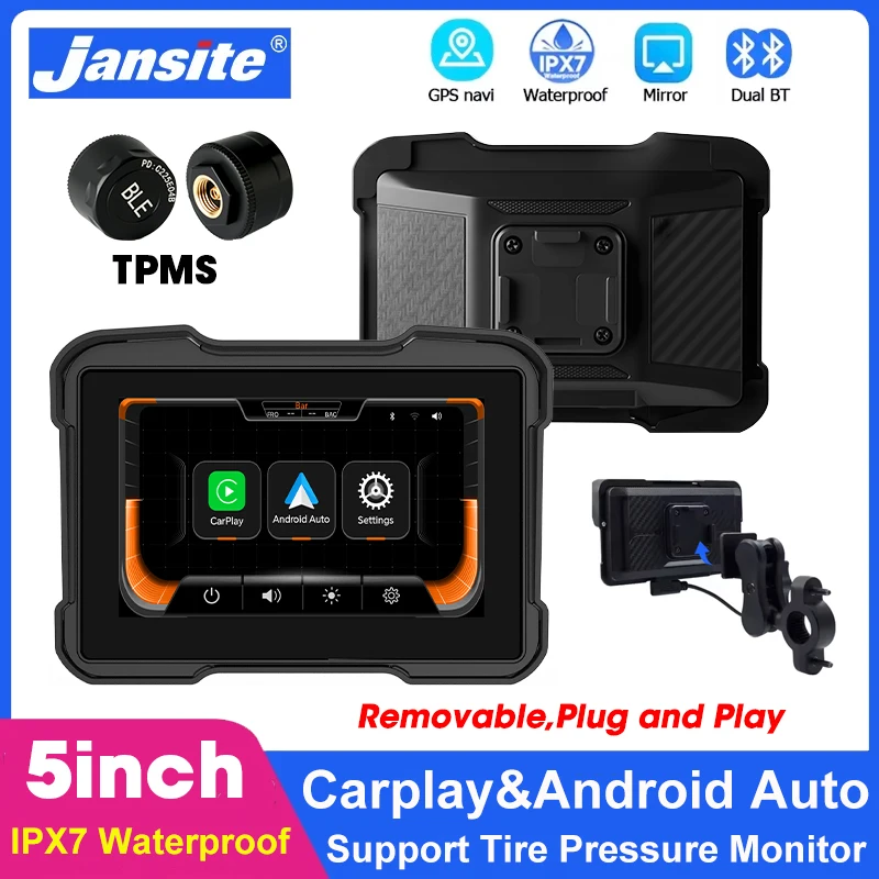 5-дюймовый мотоциклетный дисплей Carplay, беспроводной CarPlay, Android, автоматическая навигация, GPS, IPX7, водонепроницаемый Bluetooth, мотоциклетный монитор, поддержка TPMS
5-дюймовый мотоциклетный дисплей Carplay, беспроводной CarPlay, Android, автоматическая навигация, GPS, IPX7, водонепроницаемый Bluetooth, мотоциклетный монитор, поддержка TPMS