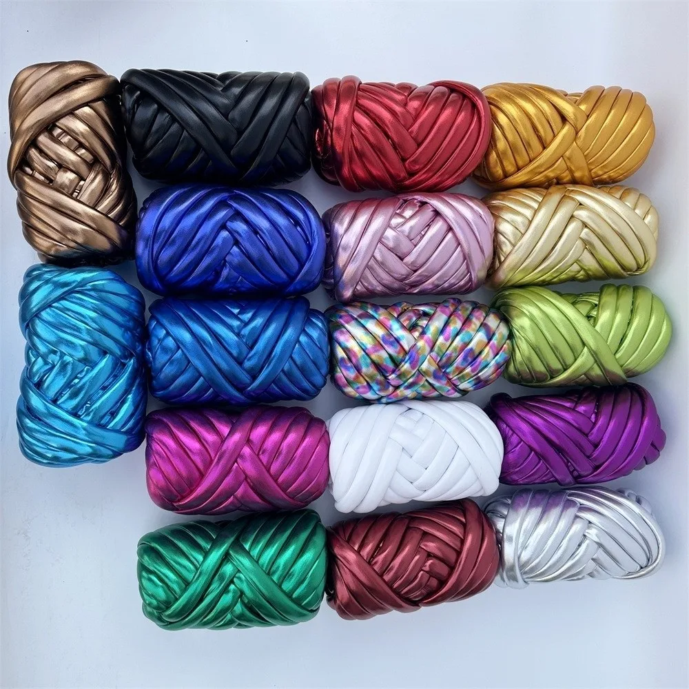 500g Thick Texture Imitation Metal Leather Yarn DIY Leather Finish Chunky Yarn Hand Knitting Super Bulky Yarn
500g Thick Texture Imitation Metal Leather Yarn DIY Leather Finish Chunky Yarn Hand Knitting Super Bulky Yarn