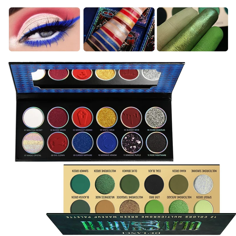 DE'LANCI Olive Eyeshadow Palette Multichrome Ultra-Pigmented Glitter Waterproof Brown Matte Green Shimmer Dark Red Makeup
DE'LANCI Olive Eyeshadow Palette Multichrome Ultra-Pigmented Glitter Waterproof Brown Matte Green Shimmer Dark Red Makeup