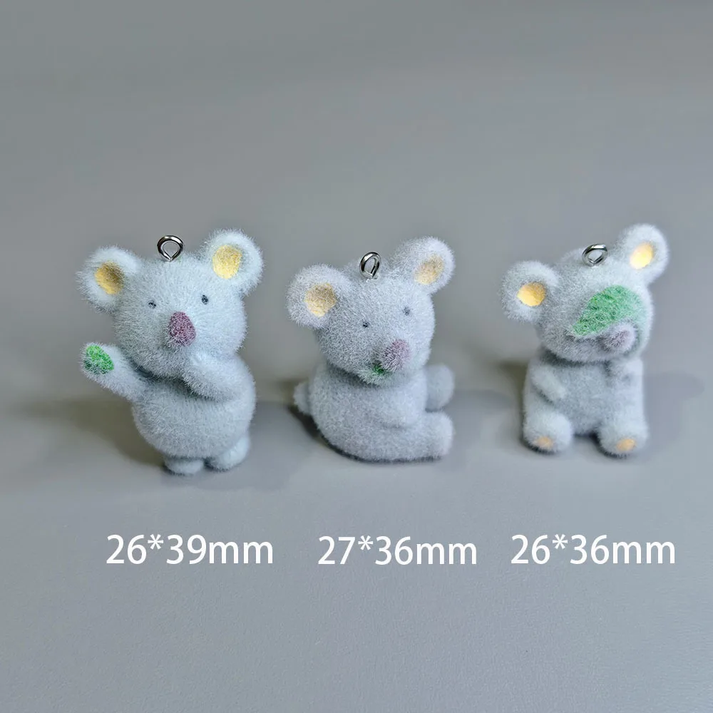 20 шт., 3D флокированная смола, подвеска в виде коалы, плюшевая кукла-животное, кулон для ожерелья, браслета, DIY ювелирные аксессуары, оптовая продажа
20 шт., 3D флокированная смола, подвеска в виде коалы, плюшевая кукла-животное, кулон для ожерелья, браслета, DIY ювелирные аксессуары, оптовая продажа