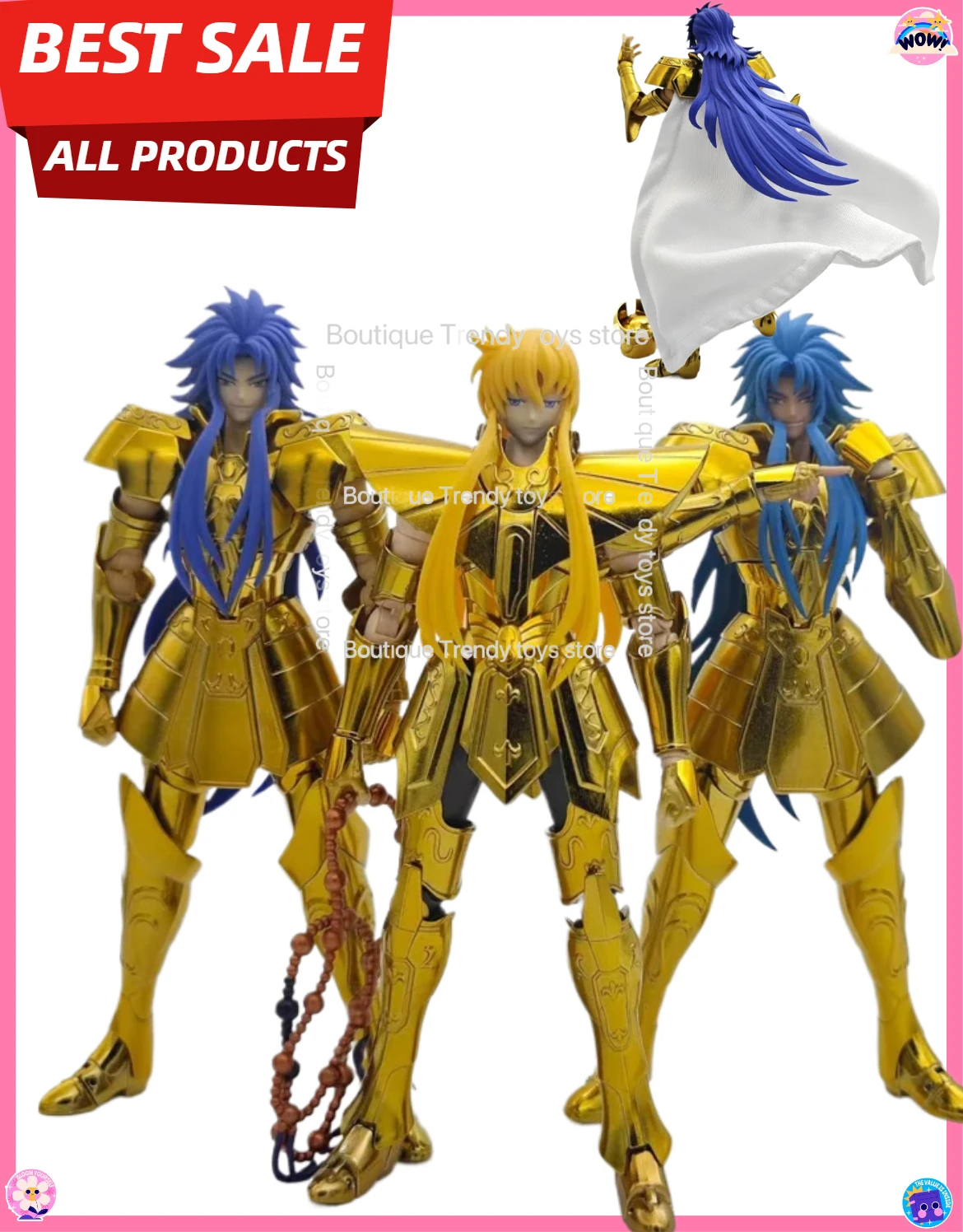 JM.MST Model Saint Seiya Myth Cloth EX Gemini Asprose Deuteros Virgo Asmita Gold Lost Canvas Knights of the Zodiac Action Figure
JM.MST Model Saint Seiya Myth Cloth EX Gemini Asprose Deuteros Virgo Asmita Gold Lost Canvas Knights of the Zodiac Action Figure