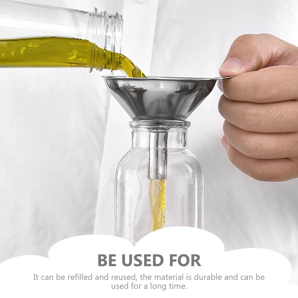 1Set Stainless Steel Kitchen Funnel Set with Cleaning Brushes Liquid Oil Filling Bottle Filter Multifunctional 
1Set Stainless Steel Kitchen Funnel Set with Cleaning Brushes Liquid Oil Filling Bottle Filter Multifunctional