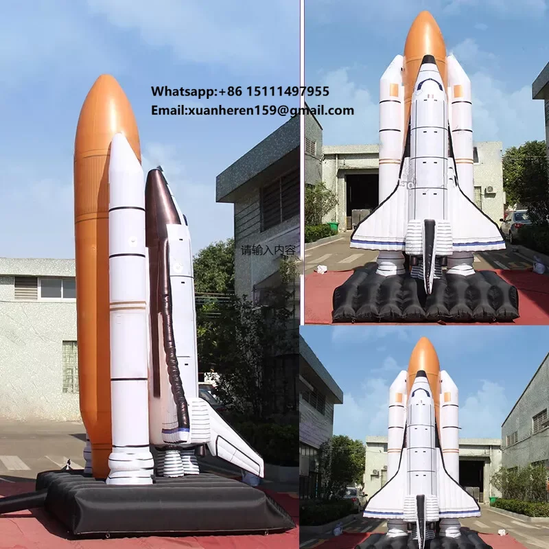 Giant Advertising Inflatables Space Shuttle Blimp Rocket & Spaceship Balloons for Air Show & Exhibition Decorations
Giant Advertising Inflatables Space Shuttle Blimp Rocket & Spaceship Balloons for Air Show & Exhibition Decorations