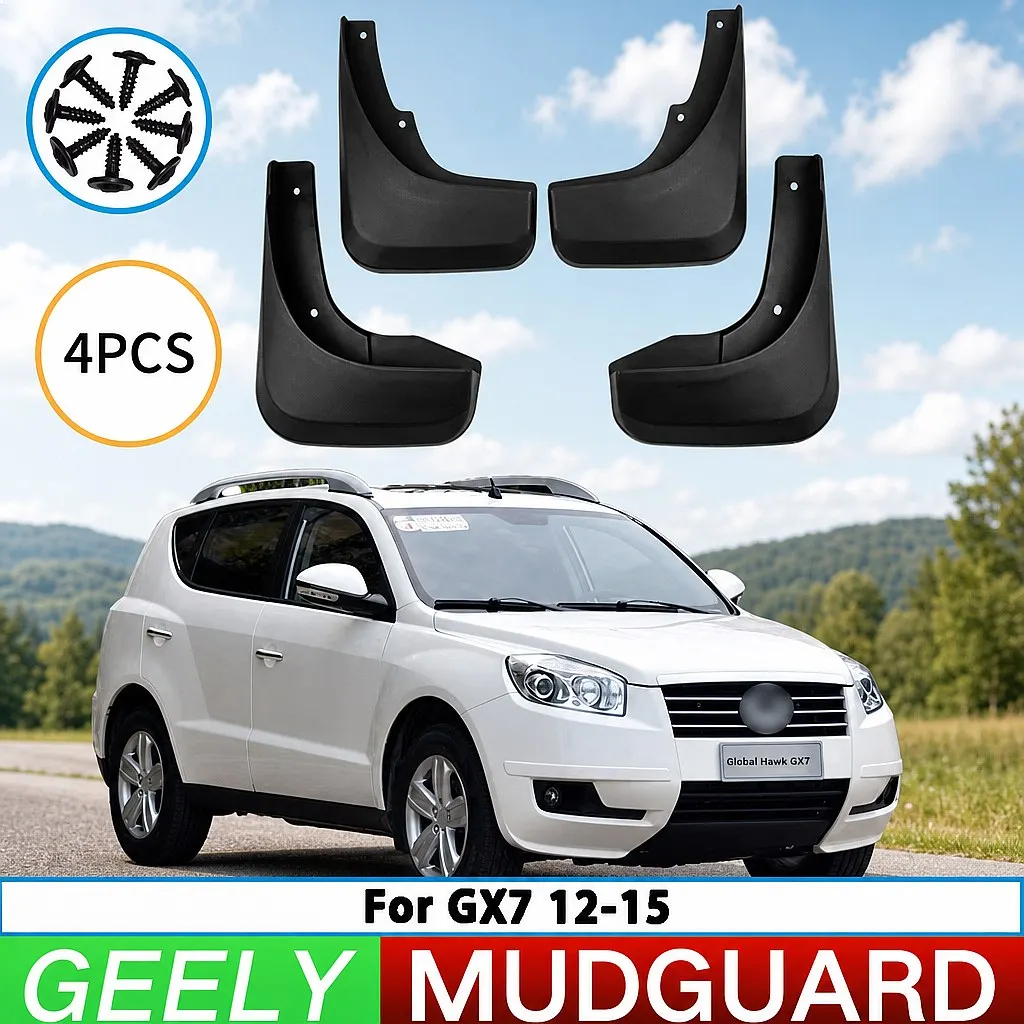 Suitable for Geely Global Hawk GX7 2012-2015 Front Rear Mudguards Splash Guards Tire Fenders Car Parts
Suitable for Geely Global Hawk GX7 2012-2015 Front Rear Mudguards Splash Guards Tire Fenders Car Parts