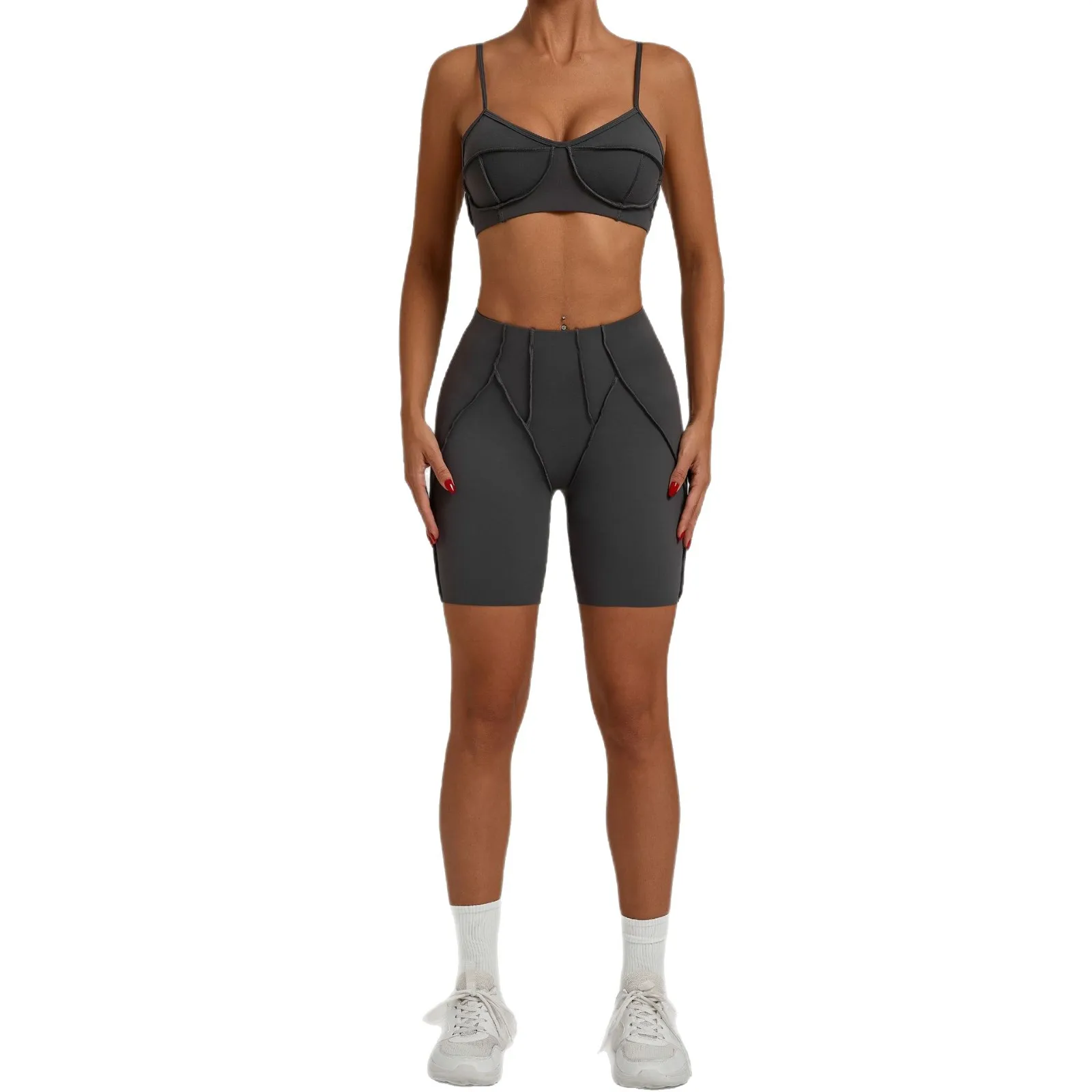 Women's Sexy Yoga Set 2 Pieces Nudity Feeling Sportswear Workout Clothing Gym Push Up Legging Fitness Bra Crop Top Sports Suits
Women's Sexy Yoga Set 2 Pieces Nudity Feeling Sportswear Workout Clothing Gym Push Up Legging Fitness Bra Crop Top Sports Suits