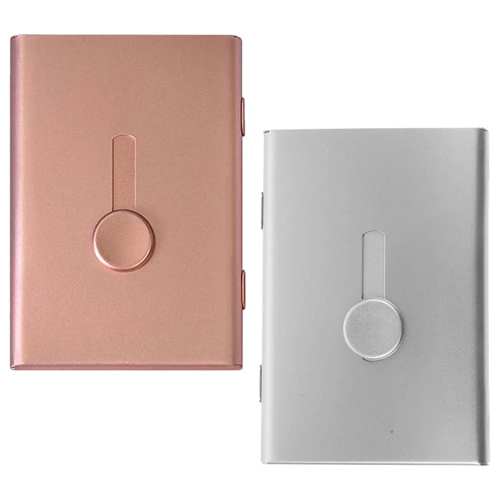 2Pcs Sleek Aluminum Business Card Holder Compact Slide Out Organizer Convenient Cards Storage Box Gift for Professionals Travel
2Pcs Sleek Aluminum Business Card Holder Compact Slide Out Organizer Convenient Cards Storage Box Gift for Professionals Travel