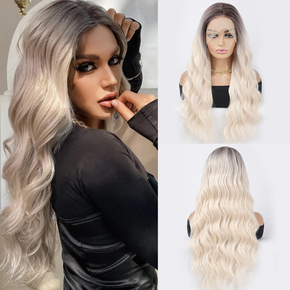 28 Inch Long Ombre Blonde Golden Synthetic Wig 13×4 TransParent Lace Front Wig Heat Resistant Ideal for Women Daily and Party
28 Inch Long Ombre Blonde Golden Synthetic Wig 13×4 TransParent Lace Front Wig Heat Resistant Ideal for Women Daily and Party