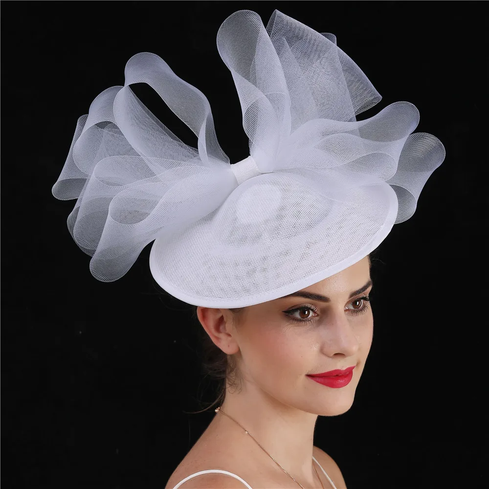 Formal Cocktail Fedoras Fascinators Hat White Floral Event Mesh Flower Derby Accessory Headbands Chuch Headpiece Headwear
Formal Cocktail Fedoras Fascinators Hat White Floral Event Mesh Flower Derby Accessory Headbands Chuch Headpiece Headwear
