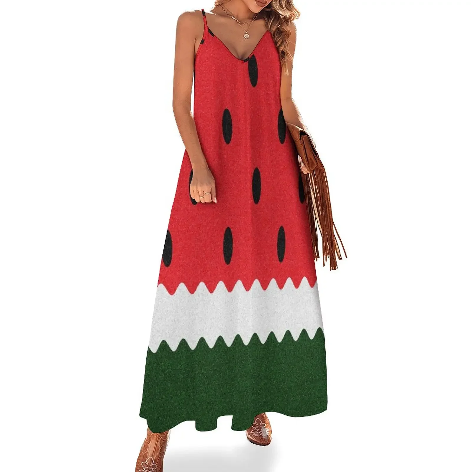 Glitter Watermelon Sleeveless Dress Bride dresses dresses ladies 2025 summer Dress
Glitter Watermelon Sleeveless Dress Bride dresses dresses ladies 2025 summer Dress