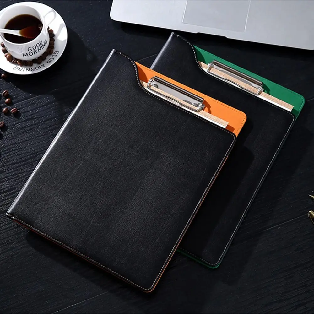 With Cover A4 File Folder Clipboard With Pen Holder Waterproof PU Leather Writing Clip High Capacity Space Saving
With Cover A4 File Folder Clipboard With Pen Holder Waterproof PU Leather Writing Clip High Capacity Space Saving