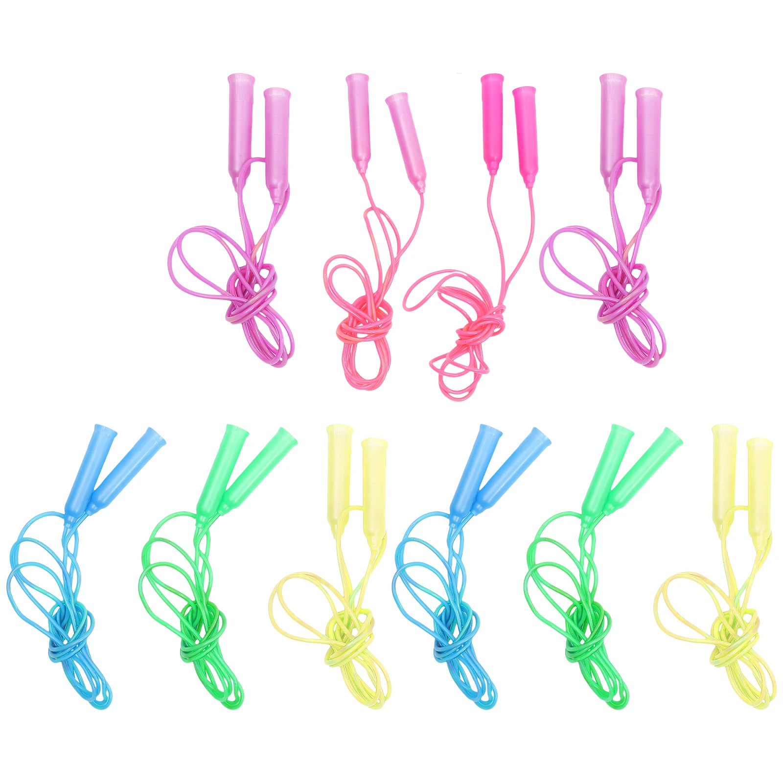 10pcs Children Skipping Rope Adjustable Jump Rope for Kids Fitness Training Fun Plastic Handle
10pcs Children Skipping Rope Adjustable Jump Rope for Kids Fitness Training Fun Plastic Handle