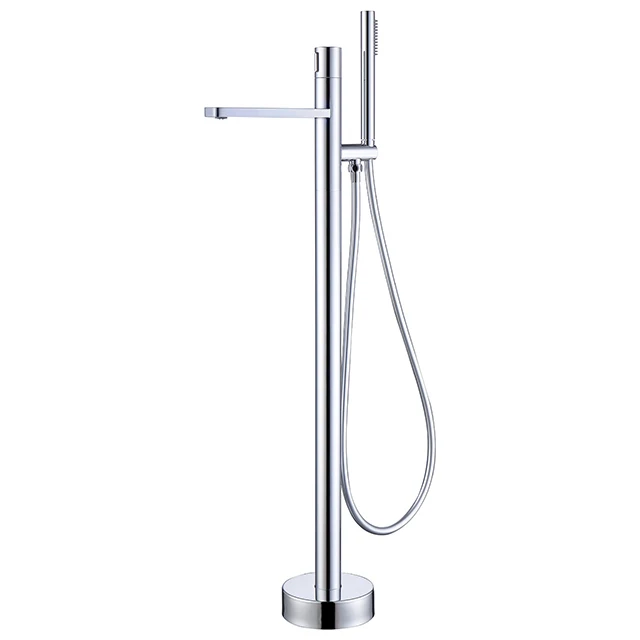 Brass Chrome Bathroom Shower Faucet Floor Standing Rotary Switch Bathtub Faucet With Pvc Hose
Brass Chrome Bathroom Shower Faucet Floor Standing Rotary Switch Bathtub Faucet With Pvc Hose