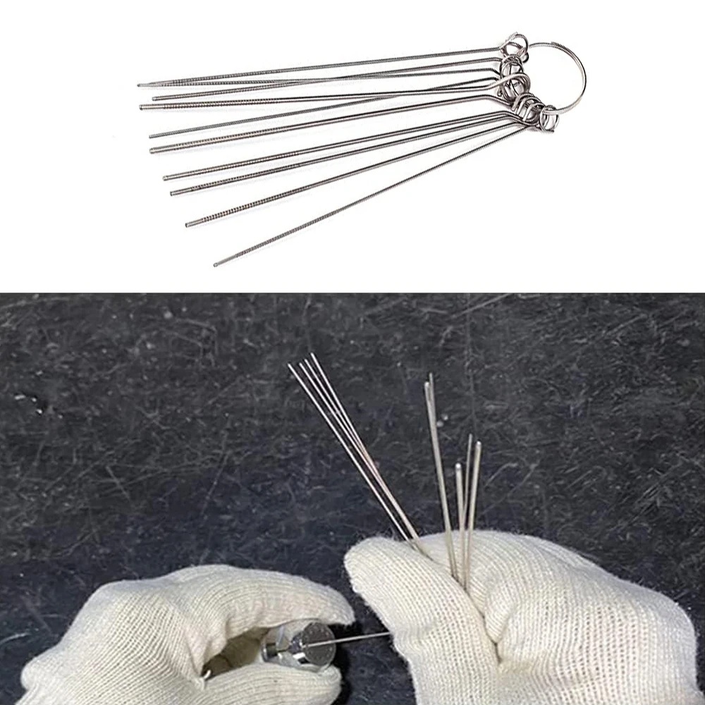 10 Kinds Stainless Steel Needle Set Desoldering Welding Repair Tool PCB Electronic Circuit Through Hole Needle
10 Kinds Stainless Steel Needle Set Desoldering Welding Repair Tool PCB Electronic Circuit Through Hole Needle