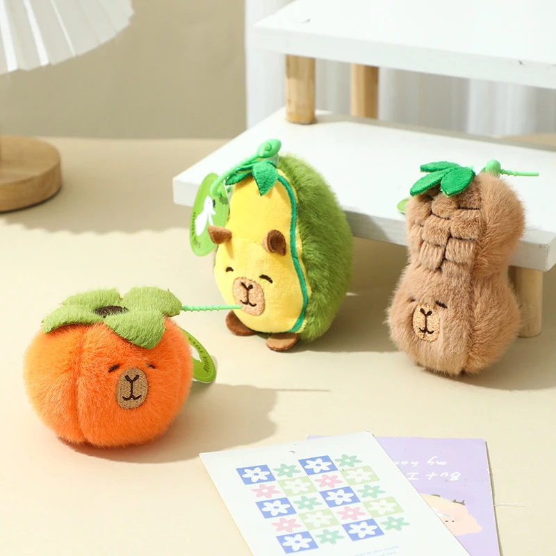 Creative Cartoon Fruits Capybara Plush Keychain Cute Stuffed Animal Doll Keyring Bag Pendant Backpack Hanging Decoration Gifts
Creative Cartoon Fruits Capybara Plush Keychain Cute Stuffed Animal Doll Keyring Bag Pendant Backpack Hanging Decoration Gifts