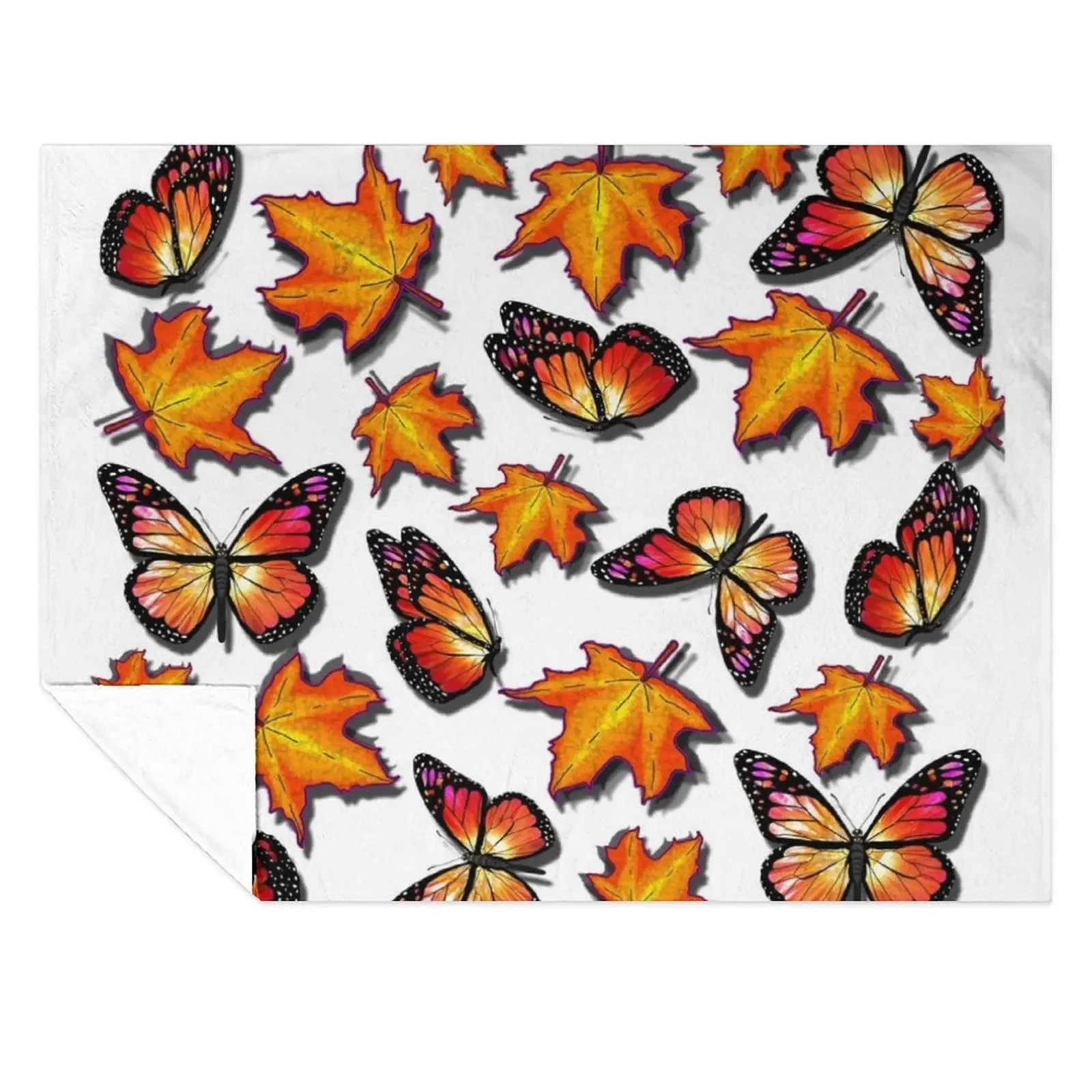 Butterflies and Fall Leaves of Orange Throw Blanket Luxury halloween Bed Giant Sofa Blankets
Butterflies and Fall Leaves of Orange Throw Blanket Luxury halloween Bed Giant Sofa Blankets
