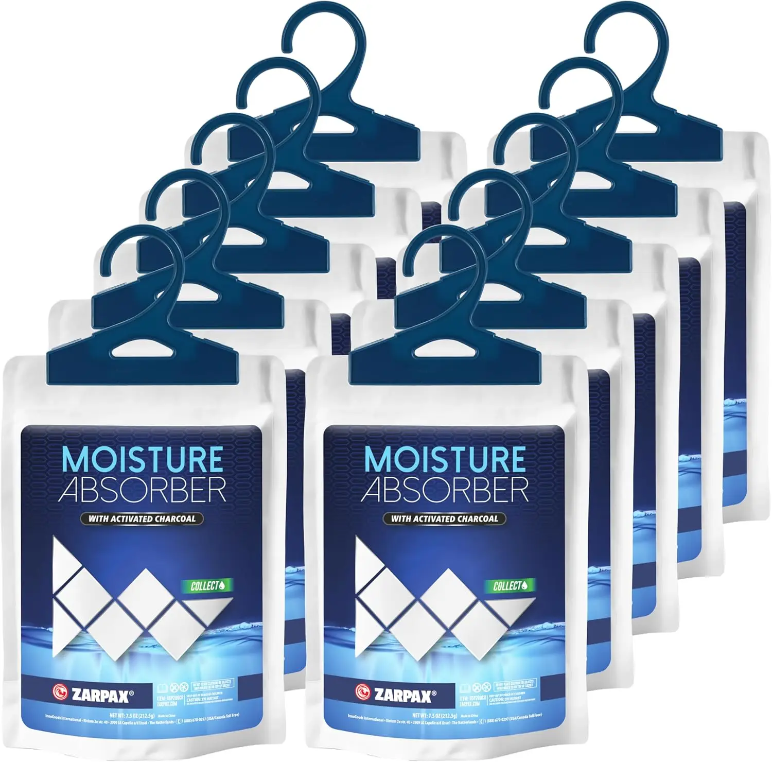 Moisture Absorber Sachets Activated Charcoal 7.5 oz/212g Remove Excess Moisture & Odor for Closet Drawer Storage Set of 10
Moisture Absorber Sachets Activated Charcoal 7.5 oz/212g Remove Excess Moisture & Odor for Closet Drawer Storage Set of 10
