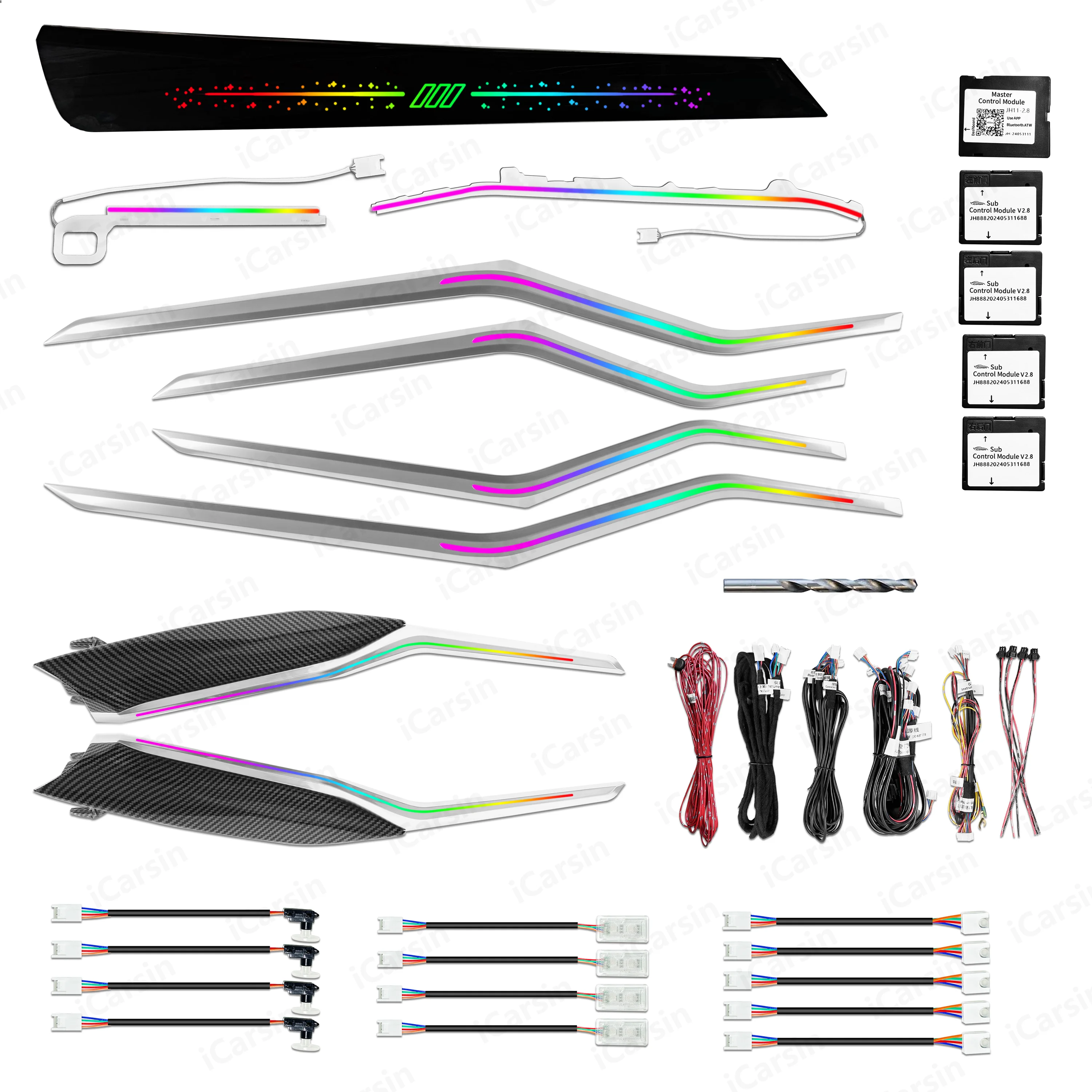 For 3 Series 2019-2025 G20 Facelit Interior Lighting Upgrade Kit Accessories 64 Color Dynamic Color Ambient Light
For 3 Series 2019-2025 G20 Facelit Interior Lighting Upgrade Kit Accessories 64 Color Dynamic Color Ambient Light