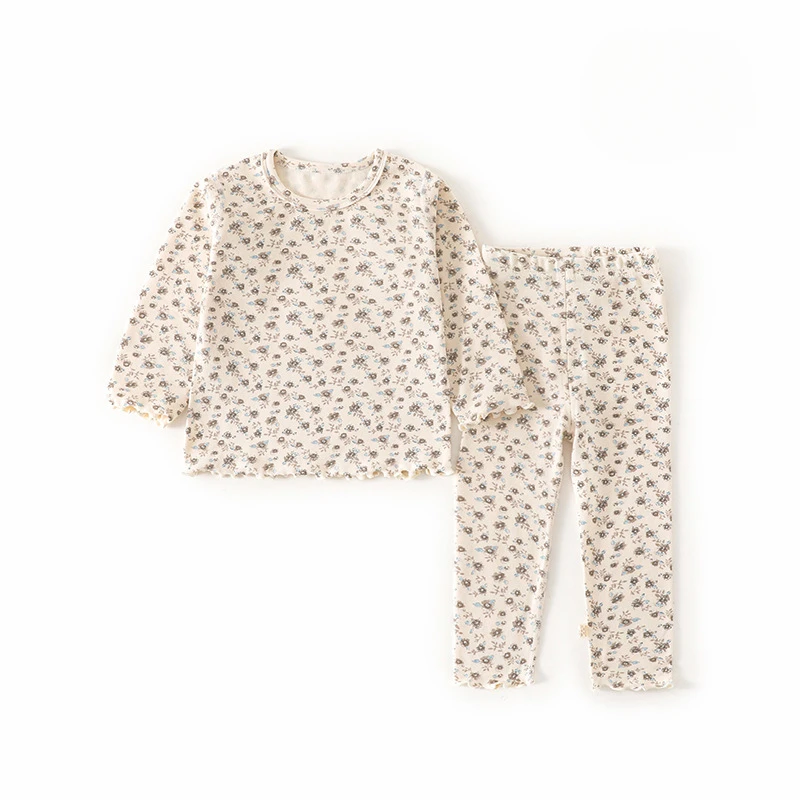 New Spring Girls Clothes Set Baby 0-4T Cute Floral Long Sleeve 2PCS Pajamas Home Wear Toddler Full Printed Flowers Loungewear
New Spring Girls Clothes Set Baby 0-4T Cute Floral Long Sleeve 2PCS Pajamas Home Wear Toddler Full Printed Flowers Loungewear