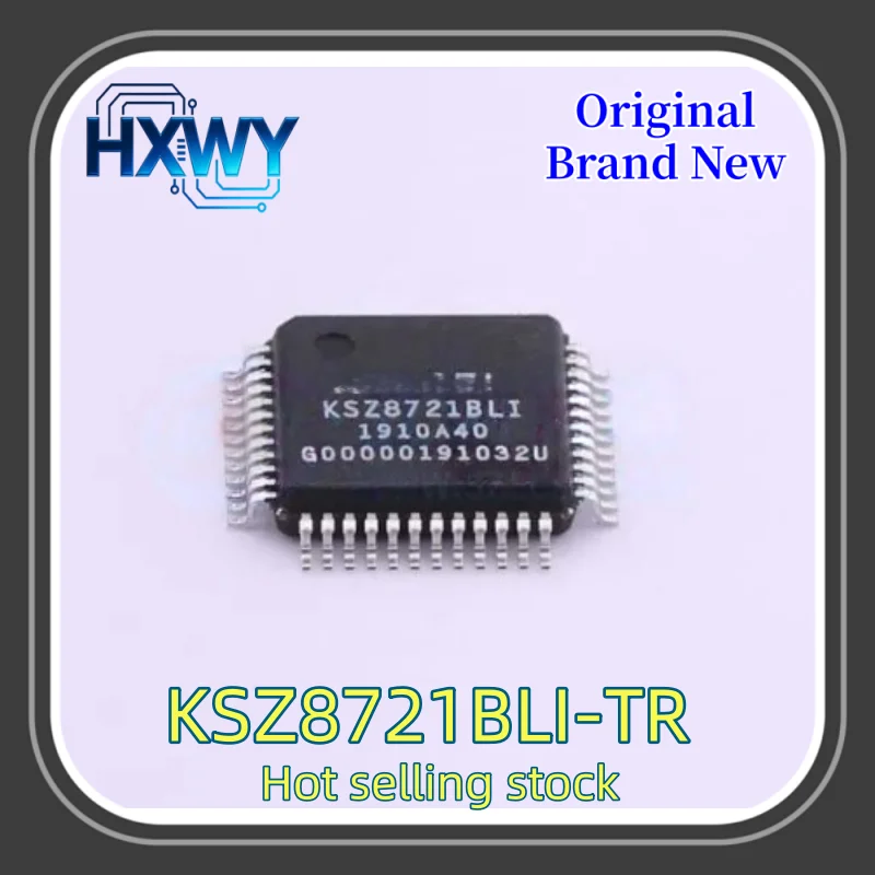 (2/20 pieces) KSZ8721BLI-TR KSZ8721BLI LQFP-48 Ethernet Chip New Electronic Parts High Quality Fast Delivery In Stock
(2/20 pieces) KSZ8721BLI-TR KSZ8721BLI LQFP-48 Ethernet Chip New Electronic Parts High Quality Fast Delivery In Stock