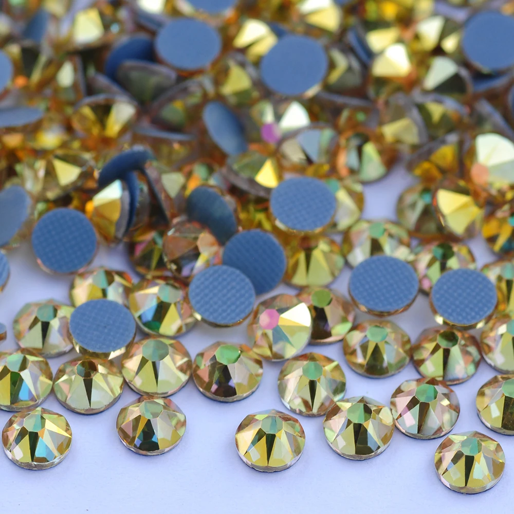 SunShine Gold Crystal XIRIUS Rose Glass Crystal Hot-Fix Rhinestones Flatback Glitter Strass Stones For DIY Fabric Garment
SunShine Gold Crystal XIRIUS Rose Glass Crystal Hot-Fix Rhinestones Flatback Glitter Strass Stones For DIY Fabric Garment
