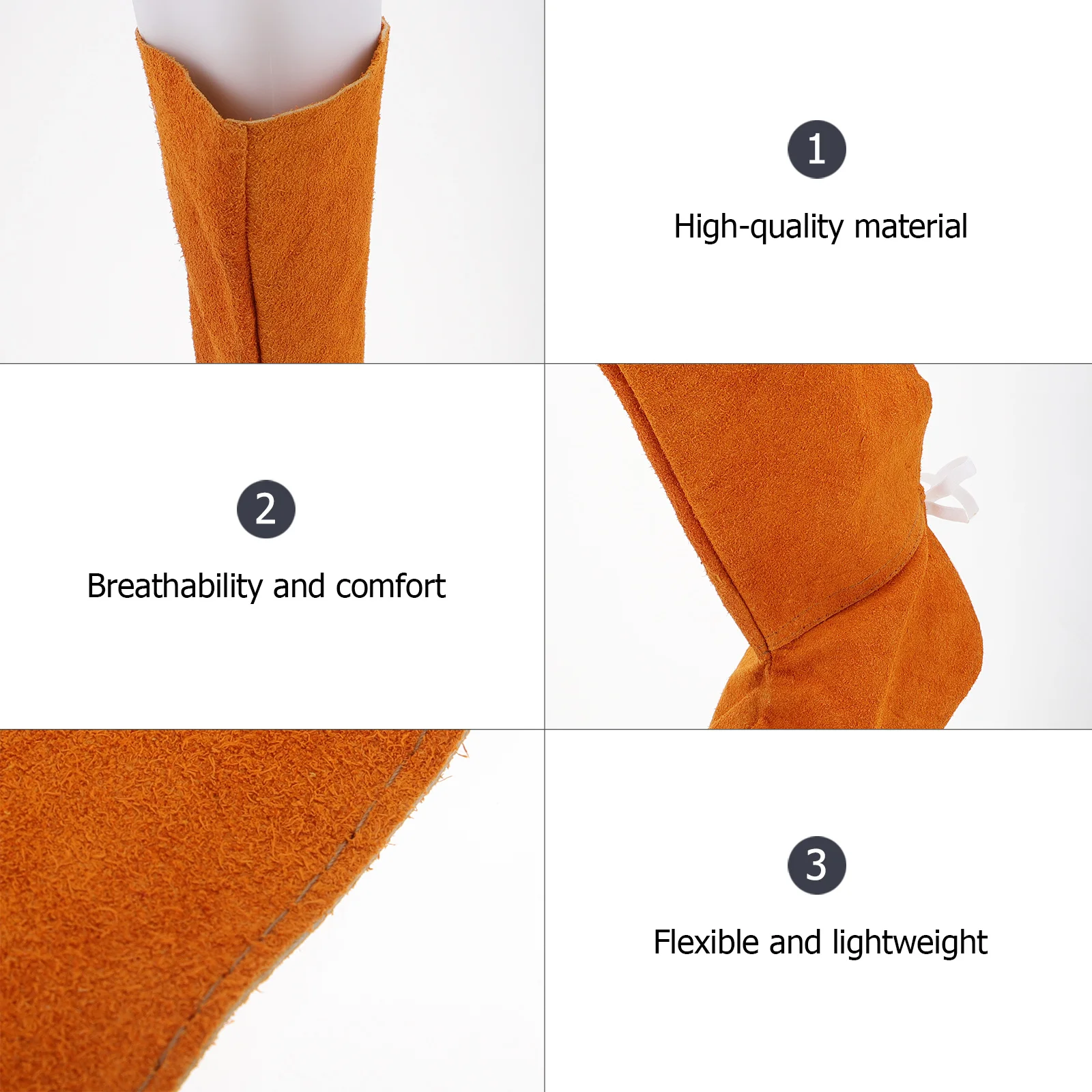 1Pair Welding Foot Protector High Quality Material Resistant to Scald Abrasion Flexible Lightweight Easy to Wear Off
1Pair Welding Foot Protector High Quality Material Resistant to Scald Abrasion Flexible Lightweight Easy to Wear Off