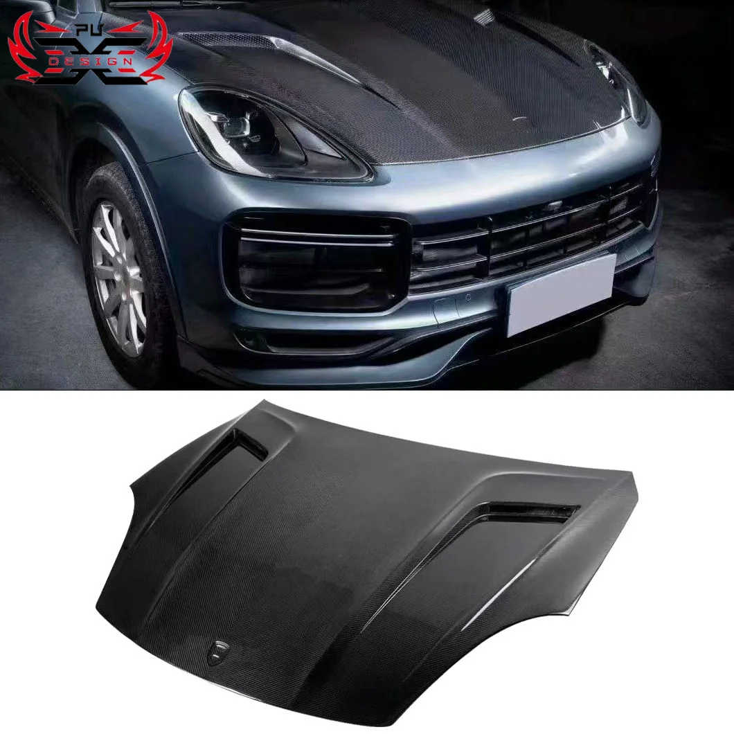 Dry Carbon Fiber Hood for Porsche Cayenne 9Y0.1 9Y0.2 E3.1 E3.2 18-25 Year TKT Style Engine Bonnet Hood Body Kit 
Dry Carbon Fiber Hood for Porsche Cayenne 9Y0.1 9Y0.2 E3.1 E3.2 18-25 Year TKT Style Engine Bonnet Hood Body Kit