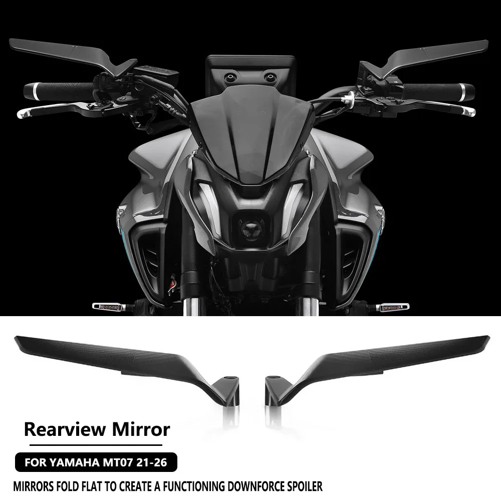 For YAMAHA MT07 MT-07 MT07 MT-07 MT07 2021 2022 2023-2026 Motorcycle Mirrors Stealth Winglets Mirror Kits Adjustable Mirrors
For YAMAHA MT07 MT-07 MT07 MT-07 MT07 2021 2022 2023-2026 Motorcycle Mirrors Stealth Winglets Mirror Kits Adjustable Mirrors