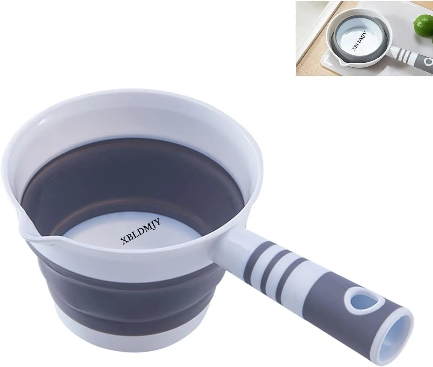 Folding Water Scoop for Travel, Kitchen, Garden, Bathroom - Grey
Folding Water Scoop for Travel, Kitchen, Garden, Bathroom - Grey