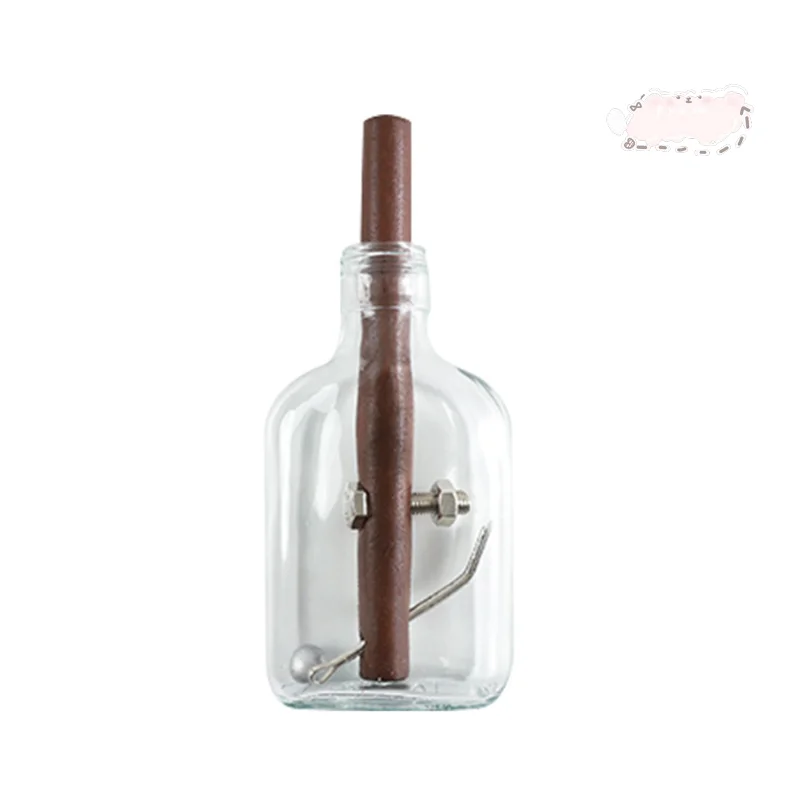 Creative Glass Bottle Children Puzzle Toys For Children Adults Brain Burning Nine Consecutive Rings Lu Ban Locks Unlocked Toys
Creative Glass Bottle Children Puzzle Toys For Children Adults Brain Burning Nine Consecutive Rings Lu Ban Locks Unlocked Toys