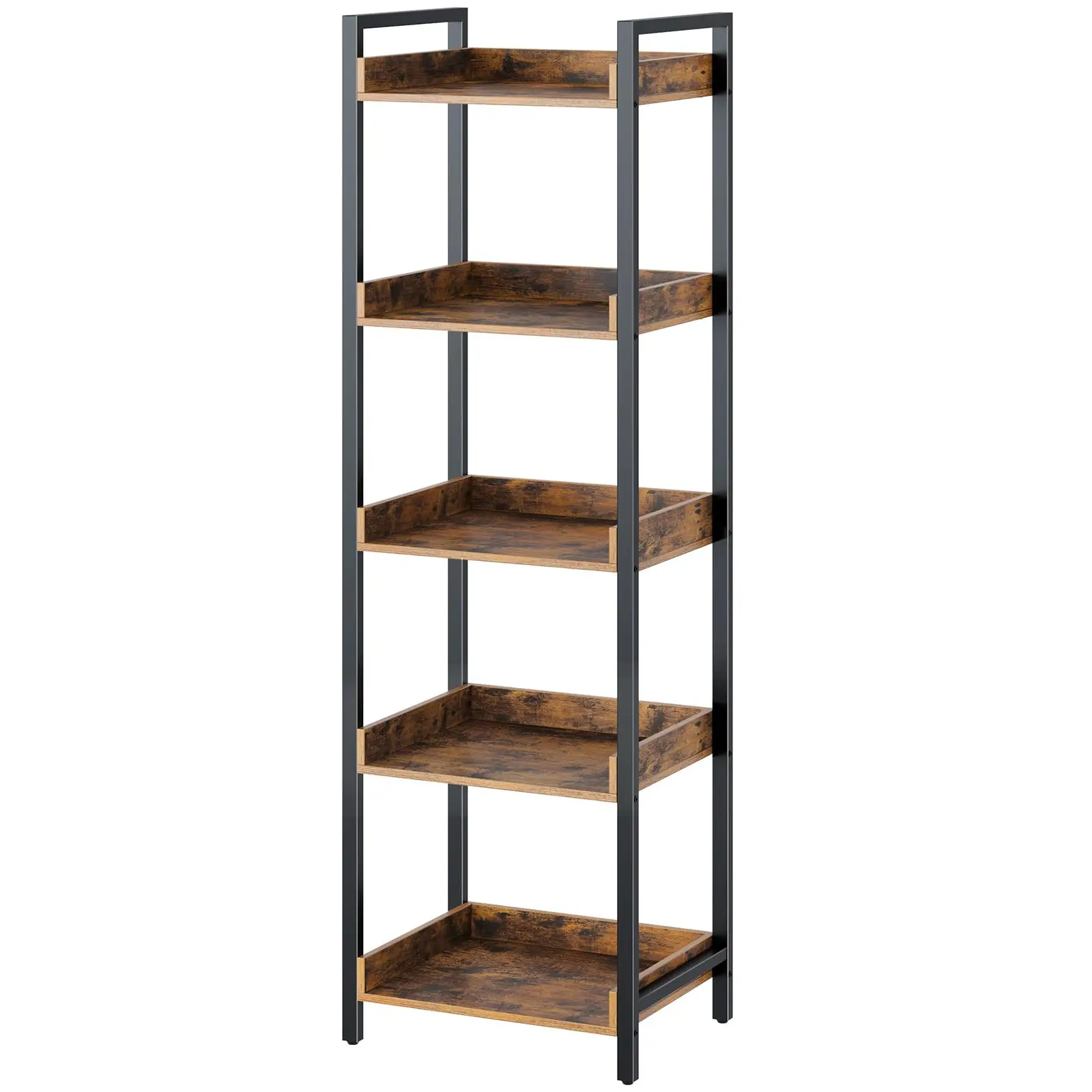 6-Tier Narrow Corner Bookshelf With Wooden Shelves For Living Room Bathroom Kitchen
6-Tier Narrow Corner Bookshelf With Wooden Shelves For Living Room Bathroom Kitchen