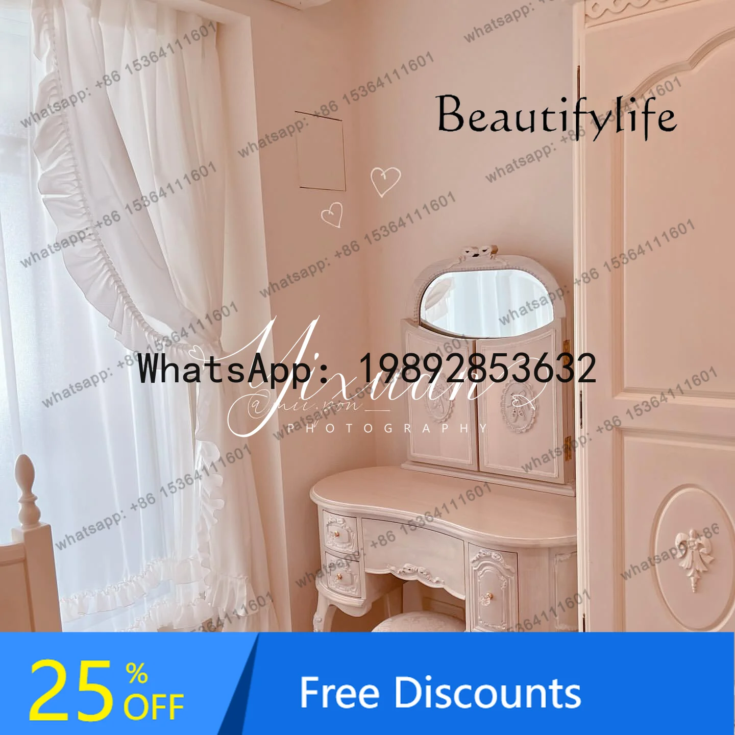 Деревянный розовый туалетный столик в стиле принцессы для спальни, американский туалетный столик с гравировкой и зеркалом
Деревянный розовый туалетный столик в стиле принцессы для спальни, американский туалетный столик с гравировкой и зеркалом