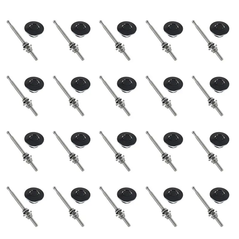 20X Quick Release Latch License Plate Lock Clip 1.25 Inch Diameter Aluminum Alloy Car Hood Pins Lock Clip Kit(Black)-L94A
20X Quick Release Latch License Plate Lock Clip 1.25 Inch Diameter Aluminum Alloy Car Hood Pins Lock Clip Kit(Black)-L94A