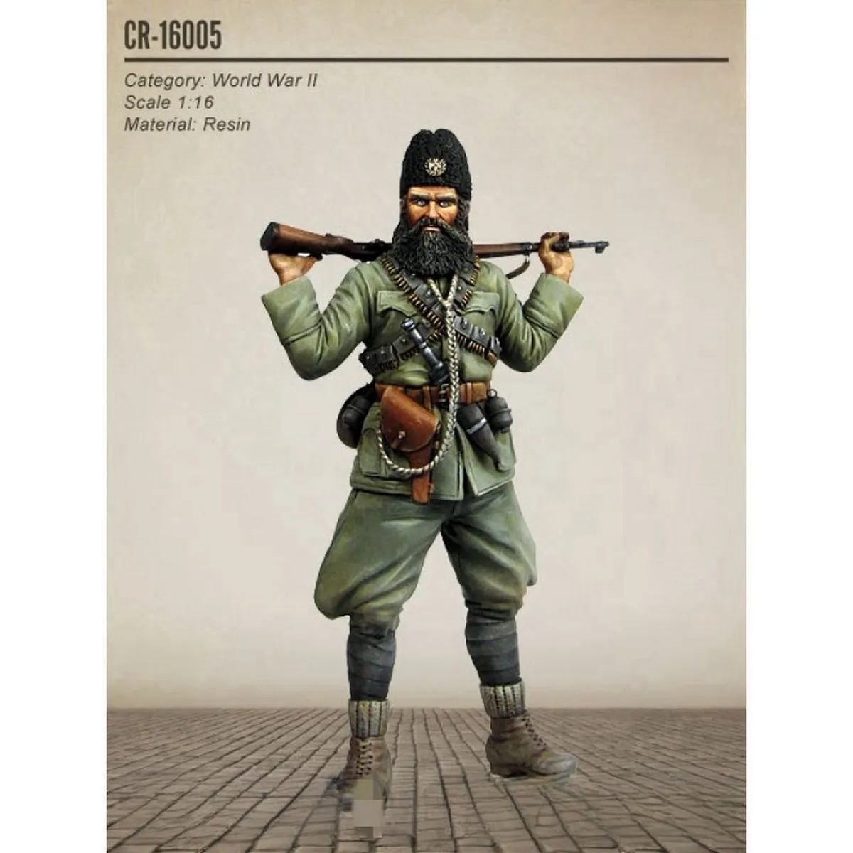 1/16 Resin unpainted model kit, military theme, Yugoslav soldier unassembled and unpainted GK
1/16 Resin unpainted model kit, military theme, Yugoslav soldier unassembled and unpainted GK