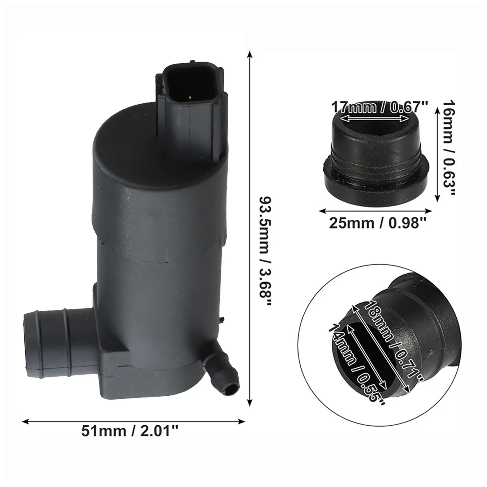 OEM Washer Pump Windscreen Washer Pump Vehicle Repair Car Maintenance Brand New Condition Easy Installation Process
OEM Washer Pump Windscreen Washer Pump Vehicle Repair Car Maintenance Brand New Condition Easy Installation Process