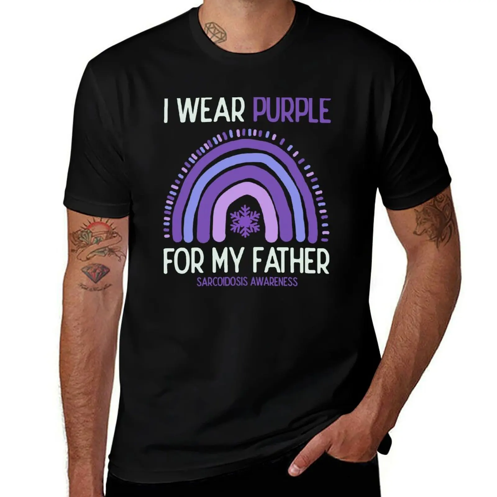 Sarcoidosis Awareness I Wear Purple For My Father T-Shirt man t shirt plain plain white t shirts men
Sarcoidosis Awareness I Wear Purple For My Father T-Shirt man t shirt plain plain white t shirts men