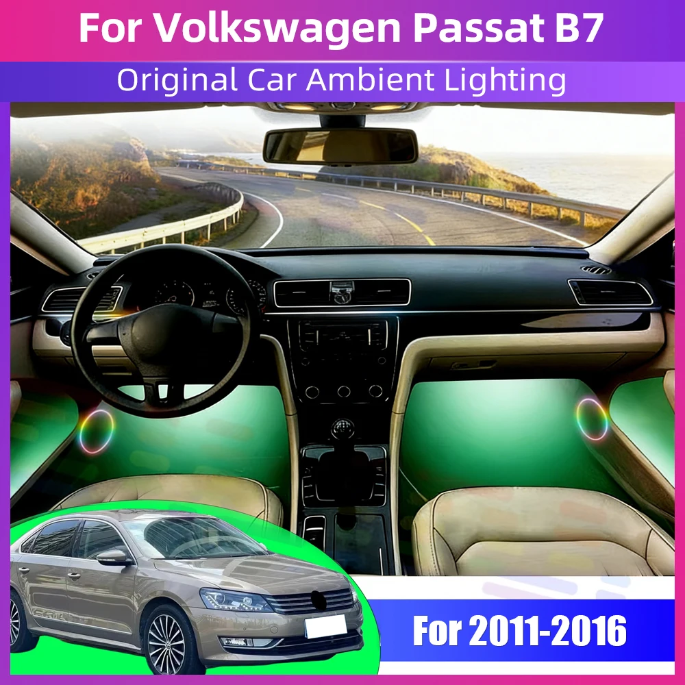 For Volkswagen Passat B7 Dream Colors Streamer Car Ambient Light RGB Interior Rainbow Acrylic Strip Atmosphere Lighting kit App
For Volkswagen Passat B7 Dream Colors Streamer Car Ambient Light RGB Interior Rainbow Acrylic Strip Atmosphere Lighting kit App