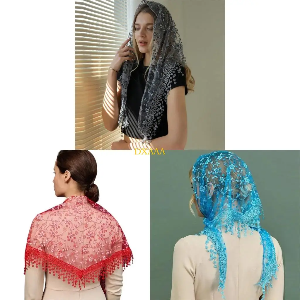 DXAA Flower Headwrap Lace Tassels Headscarf Bandanas Wrap for Women Casual Vacation
DXAA Flower Headwrap Lace Tassels Headscarf Bandanas Wrap for Women Casual Vacation