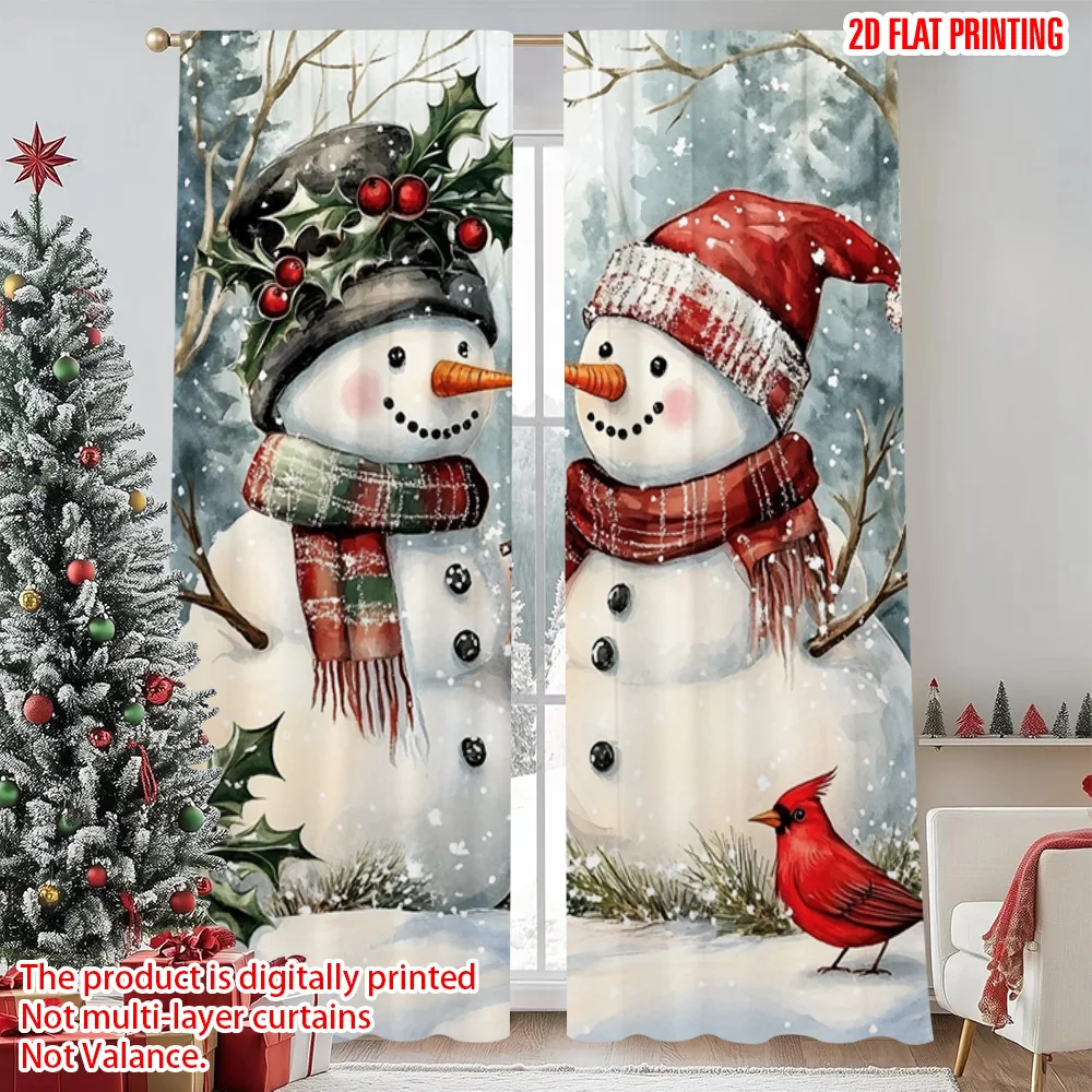2pcs 2D flat printing Christmas Window Curtains Christmas Surprise Versatile 100% Polyester Without Electricity Family Party Use
2pcs 2D flat printing Christmas Window Curtains Christmas Surprise Versatile 100% Polyester Without Electricity Family Party Use