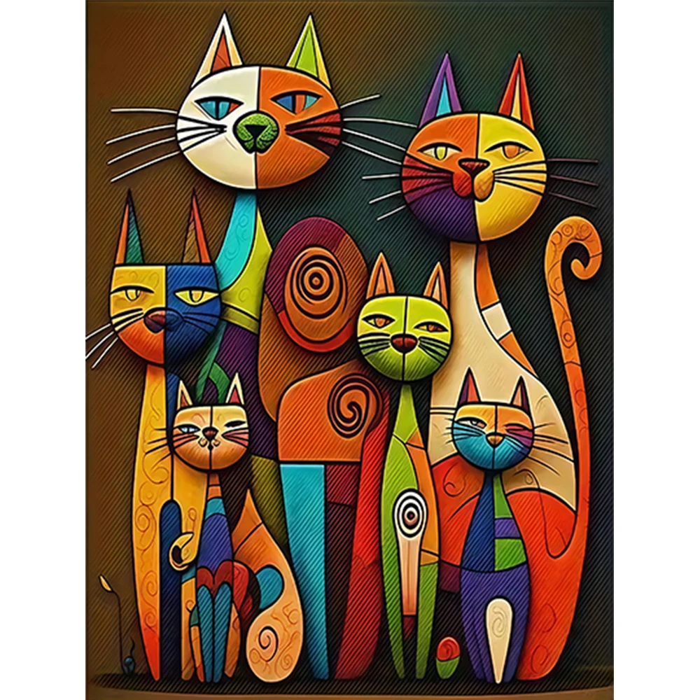 1PCS Abstract Cat DIY Acrylic Digital Painting Kit For Beginners Home Wall Decor Not Included,Without frame
1PCS Abstract Cat DIY Acrylic Digital Painting Kit For Beginners Home Wall Decor Not Included,Without frame