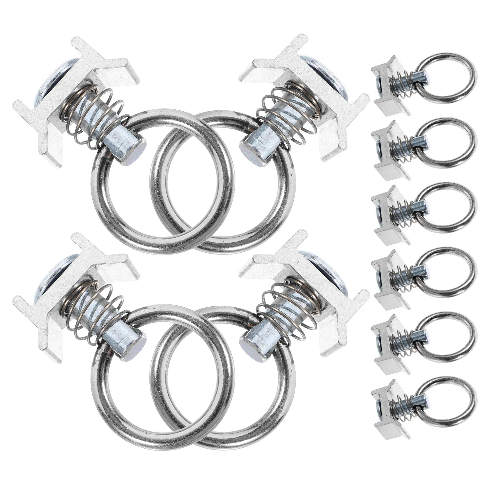 10Pcs Track Joint Tie Down Heavy Duty Steel Single Fitting Cargo Rail Anchor Truck Bed Accessories Cargo Tie Downs
10Pcs Track Joint Tie Down Heavy Duty Steel Single Fitting Cargo Rail Anchor Truck Bed Accessories Cargo Tie Downs