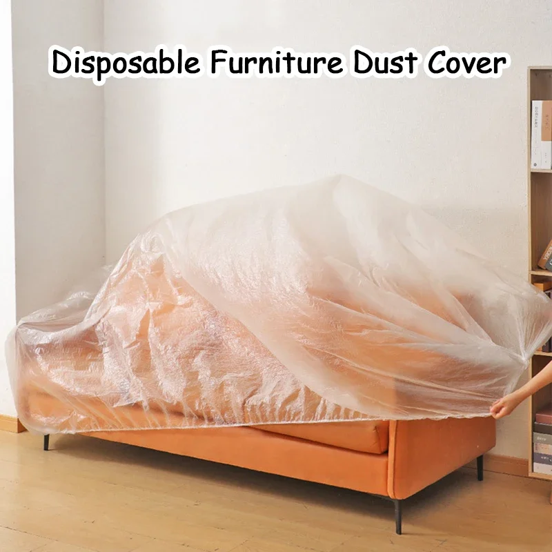 Disposable Dust Covers Elastic 2pcs Plastic Dust Film Sofa Dustproof For Furniture Dormitory Sofa Wall Painting Dust Protection
Disposable Dust Covers Elastic 2pcs Plastic Dust Film Sofa Dustproof For Furniture Dormitory Sofa Wall Painting Dust Protection