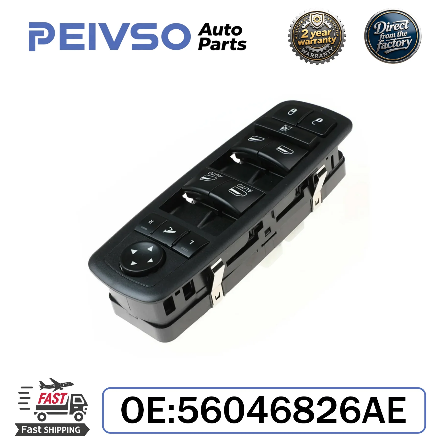 PEIVSO Power Window Control Switch 56046826AE 56046826AC 56046826AD For Dodge Journey 2011-2012 Ram 1500 2500 3500 2016-2018
PEIVSO Power Window Control Switch 56046826AE 56046826AC 56046826AD For Dodge Journey 2011-2012 Ram 1500 2500 3500 2016-2018