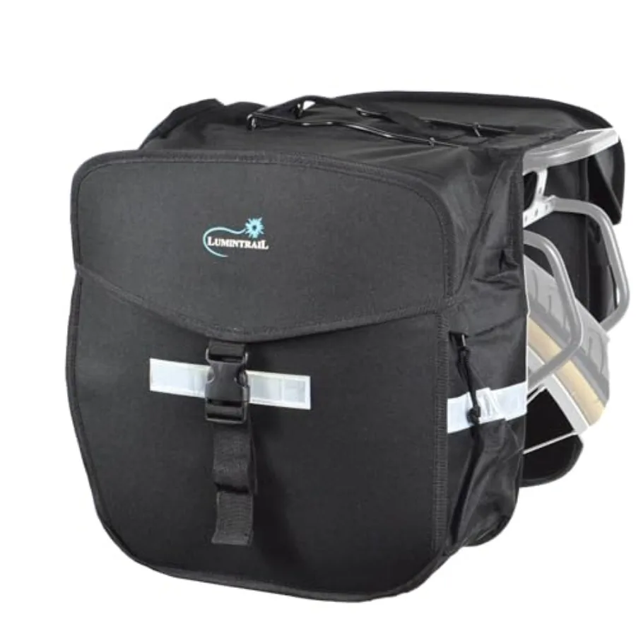 Bike 36L Double Panniers - Saddle Bags for Rear Rack Bike Bags with Safety Reflective Strips, and Carrying Handle - Perfect for
Bike 36L Double Panniers - Saddle Bags for Rear Rack Bike Bags with Safety Reflective Strips, and Carrying Handle - Perfect for
