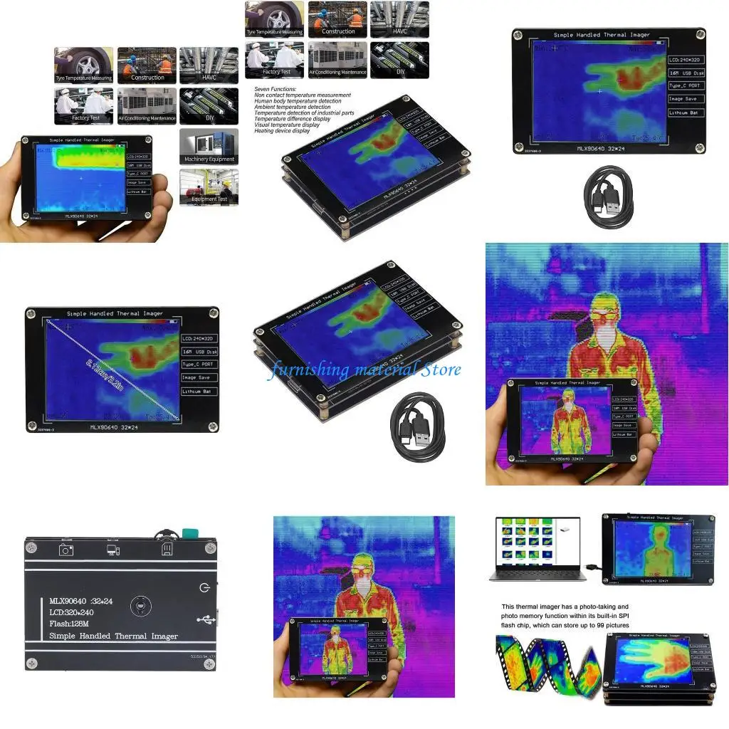 Y5GD Industrial Strength Temperature Tool with Visual Heat Mapping & 300℃ Measurement Ranges for Component Inspection
Y5GD Industrial Strength Temperature Tool with Visual Heat Mapping & 300℃ Measurement Ranges for Component Inspection