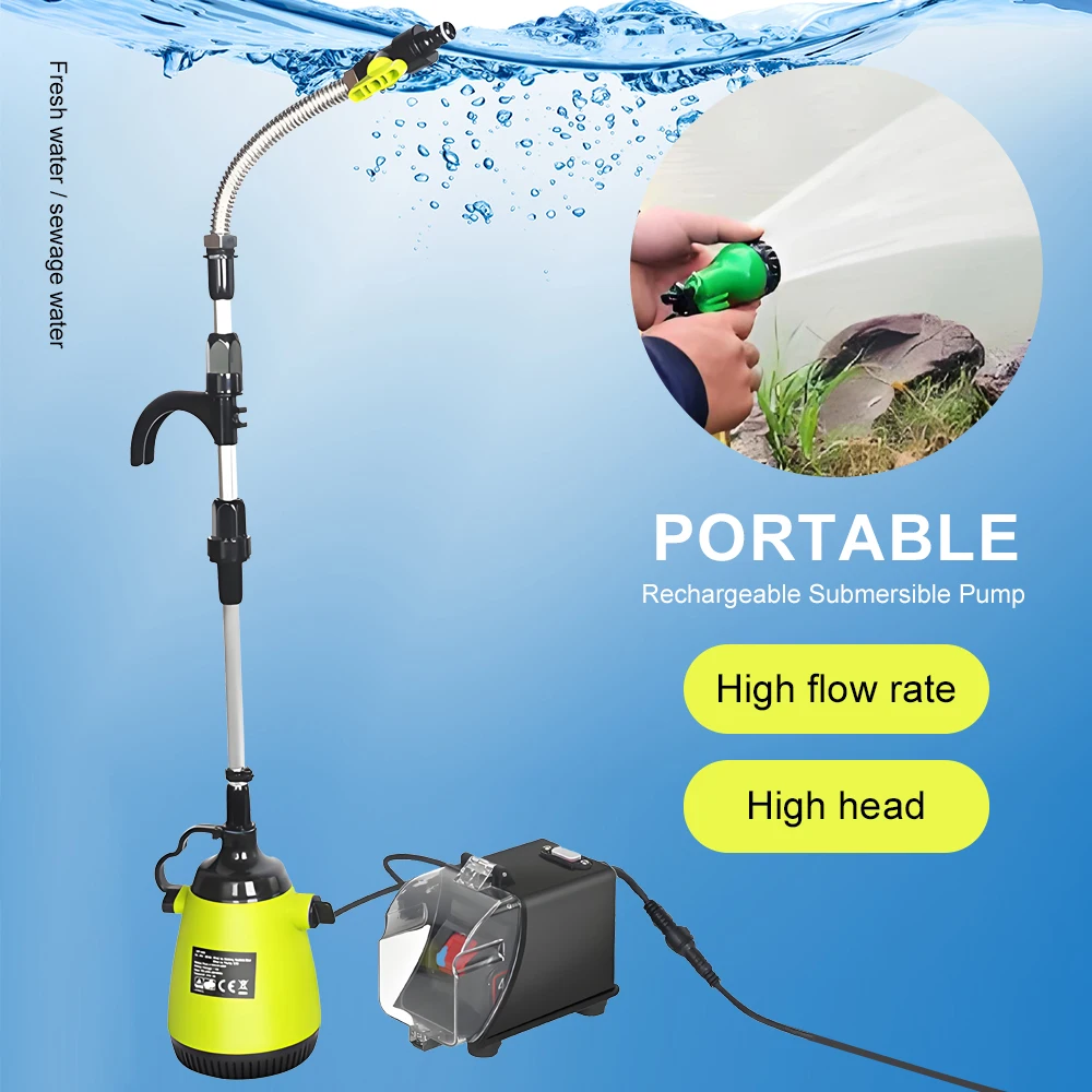 Литиевый насос для наружного полива овощей, перезаряжаемый электрический бытовой насос для откачки воды, насос для сбора дождевой воды, погружные насосы
Литиевый насос для наружного полива овощей, перезаряжаемый электрический бытовой насос для откачки воды, насос для сбора дождевой воды, погружные насосы