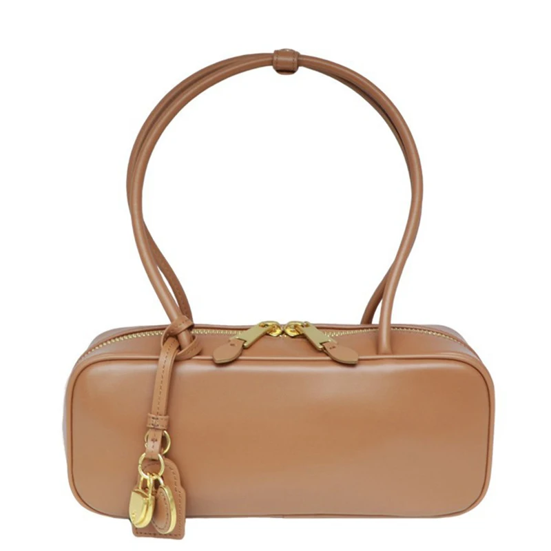 Cowhide bowling bag 2025 new vintage lock small pendant handbag genuine leather women's large capacity armpit shoulder bag
Cowhide bowling bag 2025 new vintage lock small pendant handbag genuine leather women's large capacity armpit shoulder bag