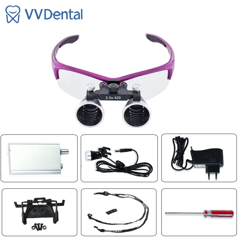 Dentistry Tools Binocular Magnifier 2.5X 3.5X Ultra-lightweight Optical Loupes 320-420mm Magnifying Glass for Dental Surgery
Dentistry Tools Binocular Magnifier 2.5X 3.5X Ultra-lightweight Optical Loupes 320-420mm Magnifying Glass for Dental Surgery